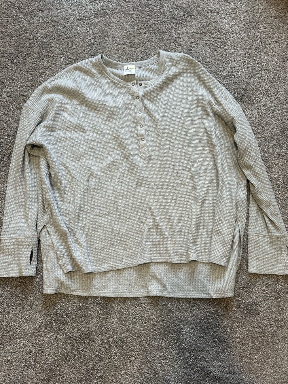 Aerie OFFLINE Henley T-shirt-Size L